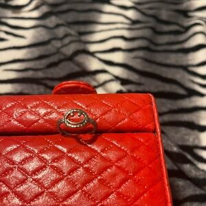 Stainless steel smiley ring